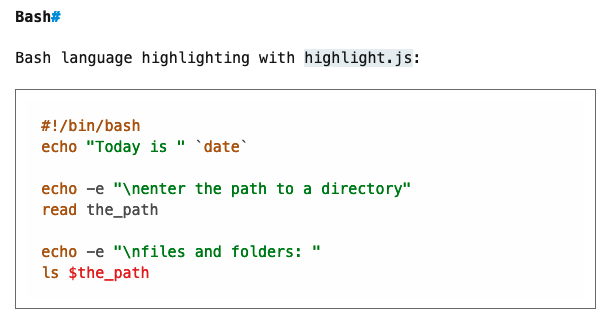 Highlight.js Demo Site